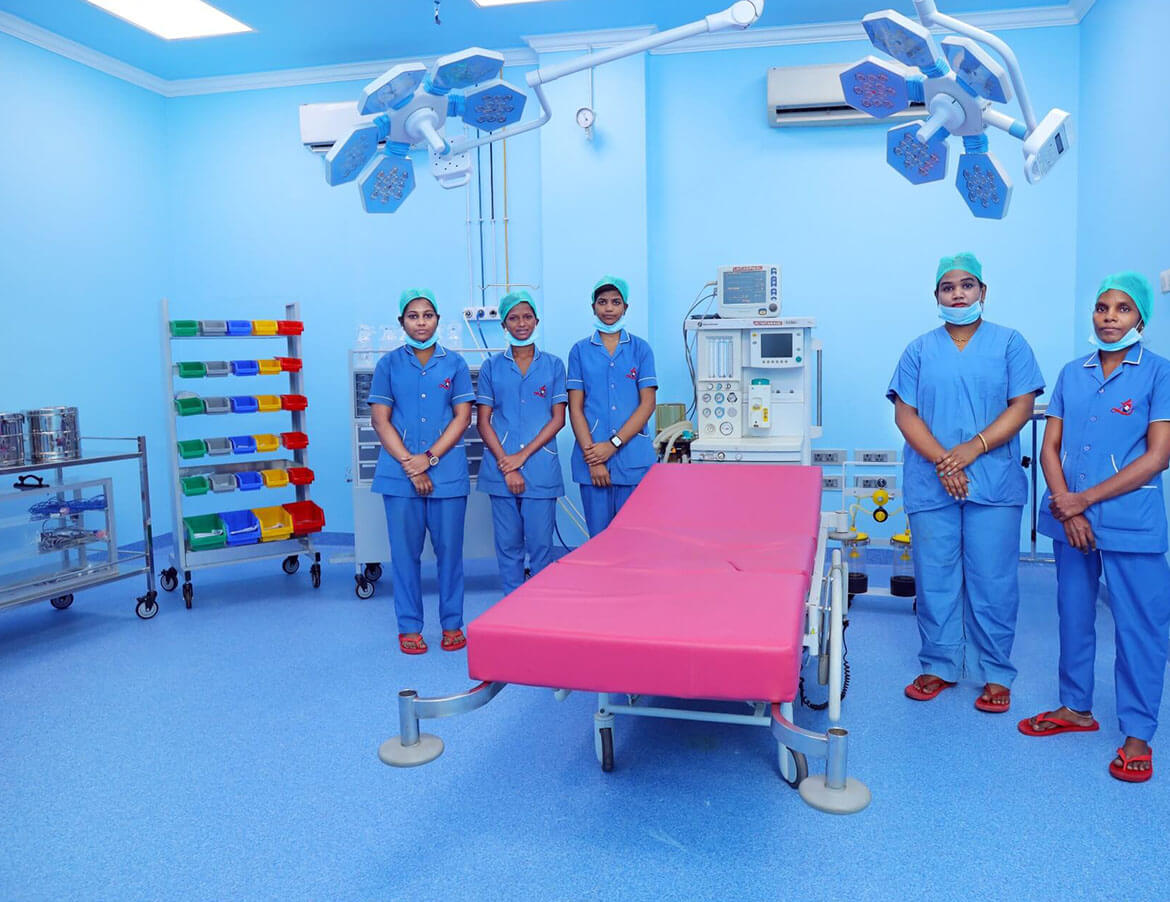OT Facilities in Lister Hospitals Marthandam