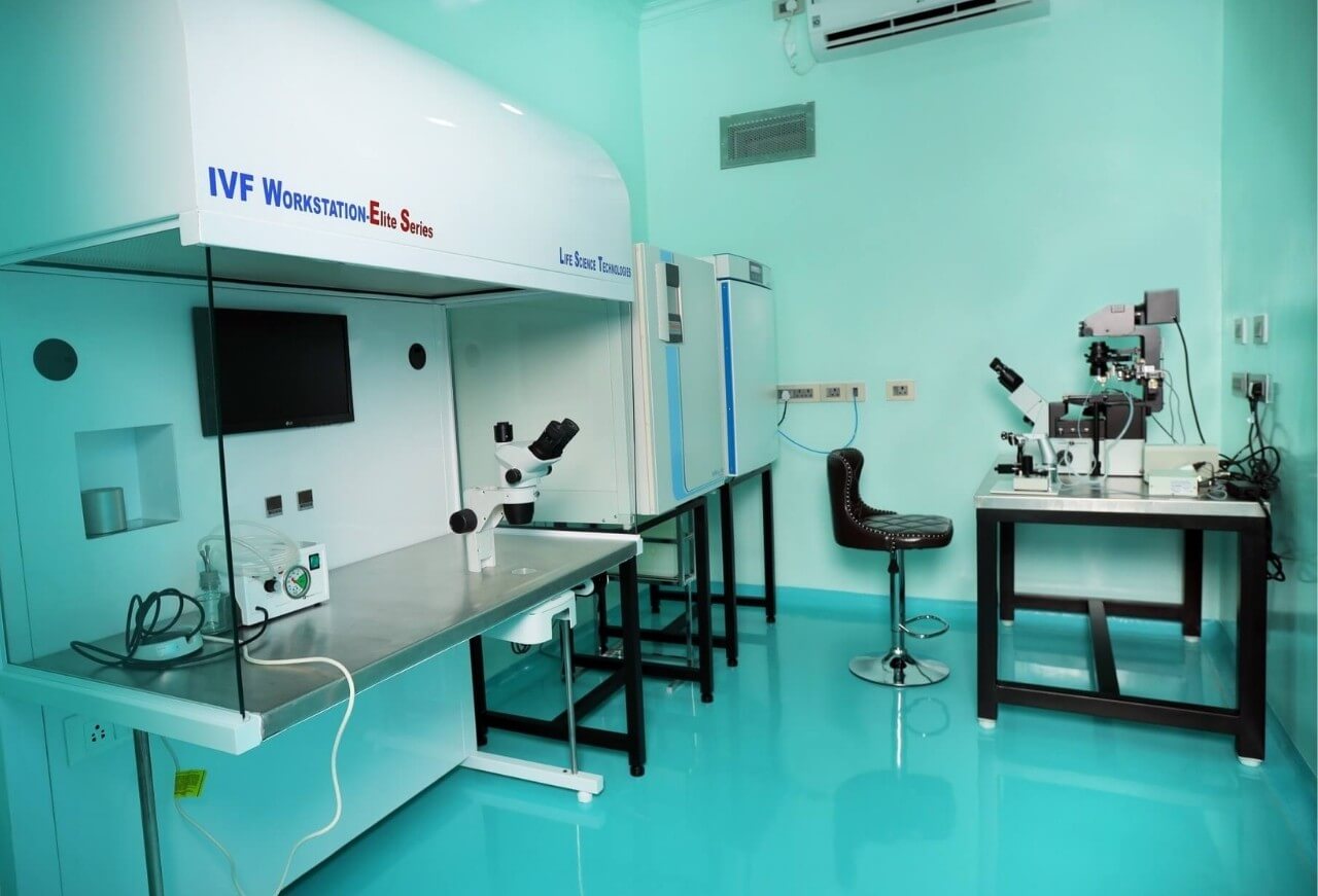Modern IVF equipement in Lister Hospitals