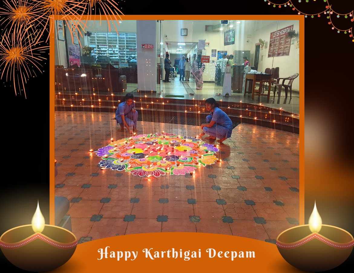 Lister Hospitals Karthigai Deepam Decoration 