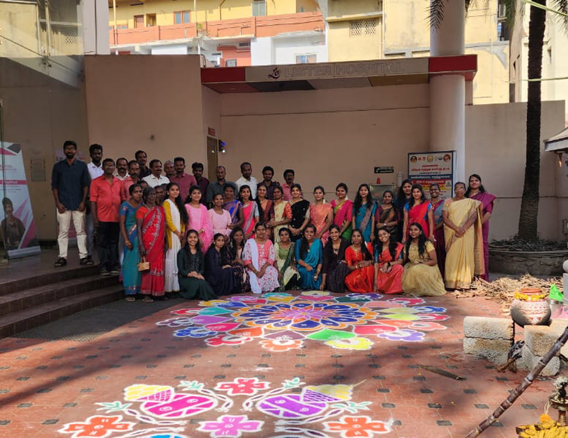 pongal celebration at lister hospitals